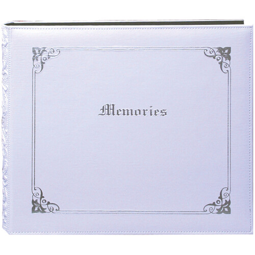 Pioneer Photo Albums Oxford Wide-Size 3-Ring Binder Scrapbook (Italian White 12 x12
