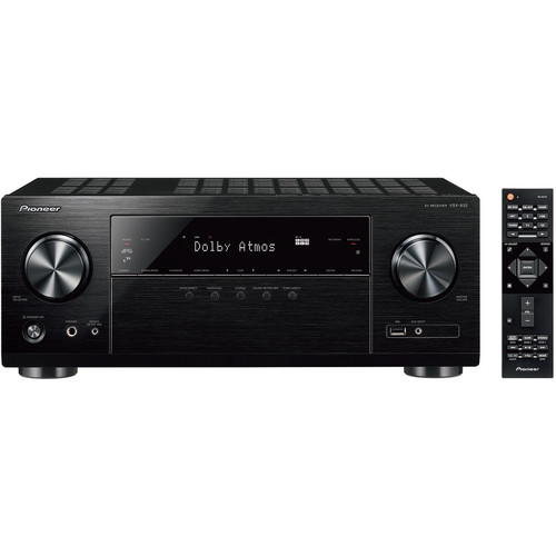 Pioneer VSX832 5.1 Ch. 3D 4K Ultra HD A/V Receiver only $199.00