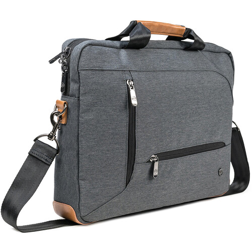 PKG International Annex Messenger Bag (Dark Gray / Tan 10L)