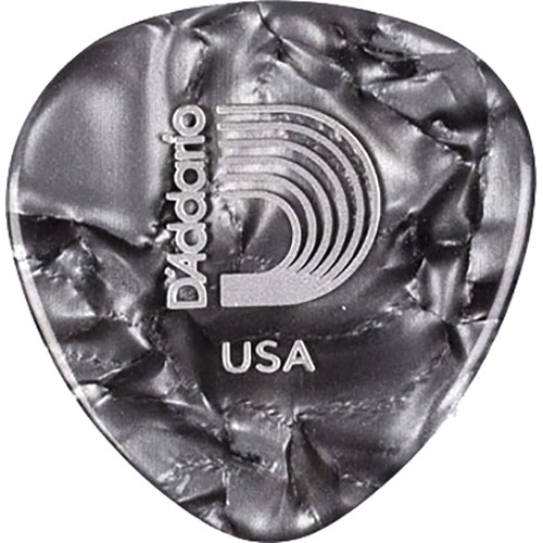 D'Addario Acrylux Nitra Mandolin Pick (3-Pack Black Pearl)