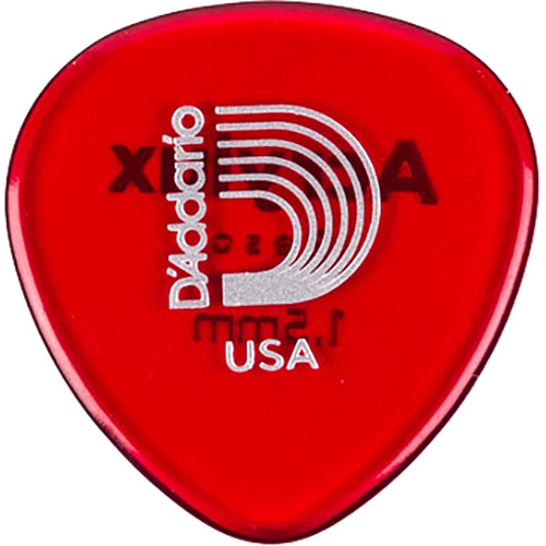 D'Addario Acrylux Reso Mandolin Pick (3-Pack Transparent Red)