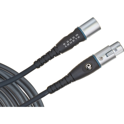 D'Addario Custom Series XLR M to XLR F Microphone Cable - 10' (3m)