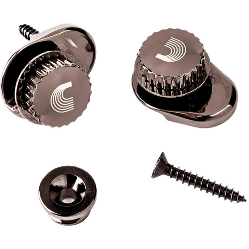 D'Addario NS Universal Strap Locks (Pair Black)