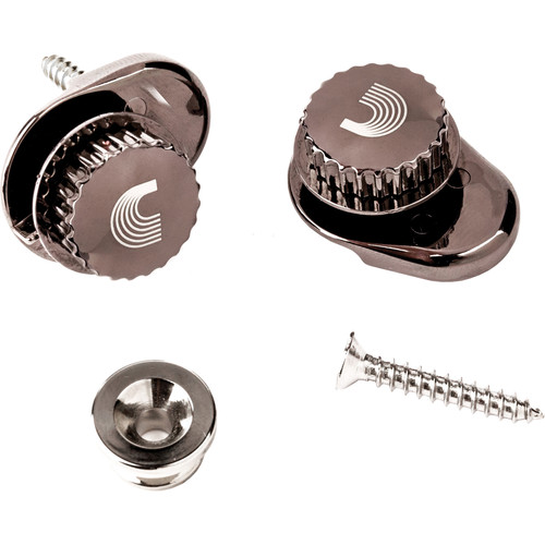 D'Addario NS Universal Strap Locks (Pair Nickel)
