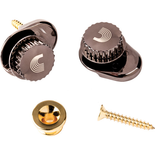 D'Addario NS Universal Strap Locks (Pair Gold)