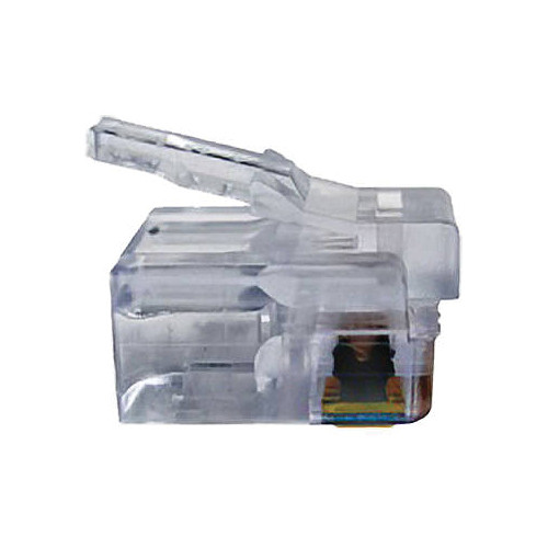 Platinum Tools EZ-RJ12/11 Connector with Standard Tab (Clamshell 50-Pieces)
