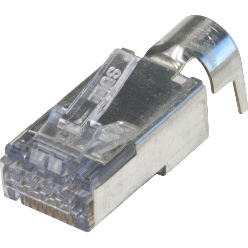 Platinum Tools ezEX 48 Shielded External Ground Cat 6A Connector (25 Piece / Clamshell)