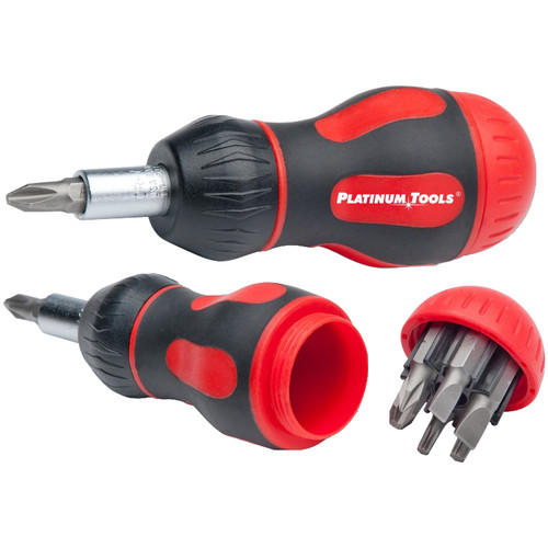 Platinum Tools 8-in-1 Ratcheted Stubby S
