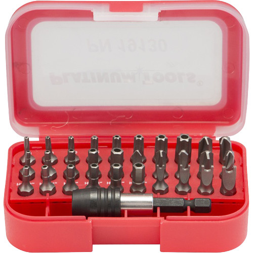 Platinum Tools 30Piece Security Bit Set for 8in1 Stubby