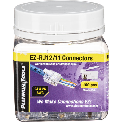 Platinum Tools EZ-RJ12/11 Connector with