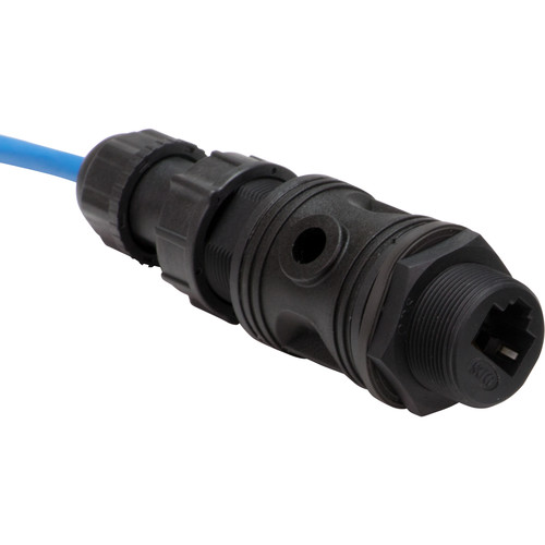 Platinum Tools Waterproof RJ45 Bulkhead Coupler (Clamshell) 741C