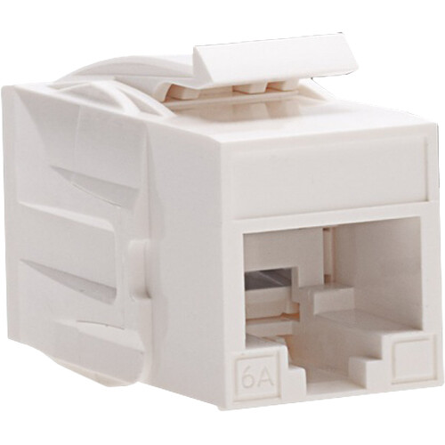 Platinum Tools Cat 6a UTP Keystone Coupler (White)