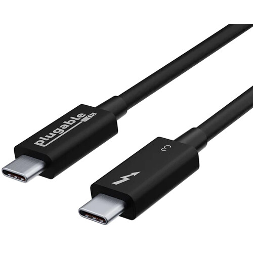 Plugable Thunderbolt 3 Cable (40 Gb/s 2.6')