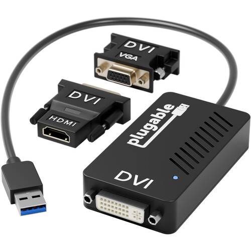 Plugable USB 3.0 to DVI-D HDMI and VGA Video Adapter