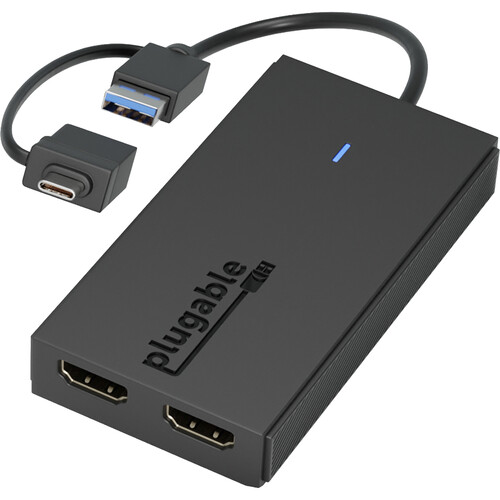 Plugable USB Type-C & Type-A to HDMI Adapter
