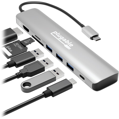 Plugable 7-in-1 USB-C Hub