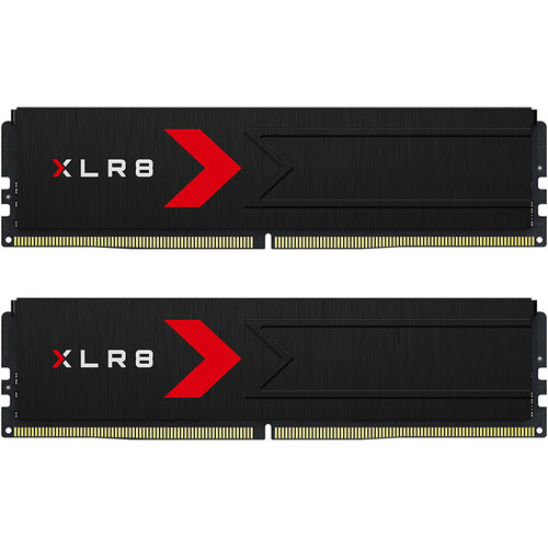 PNY 32GB XLR8 Gaming DDR5 6000 MHz UDIMM Desktop Memory Kit (2 x 16GB)
