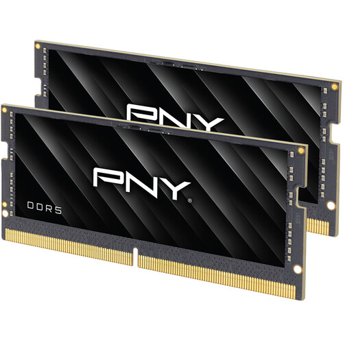 PNY 32GB Performance DDR5 5600 MHz SO-DIMM Memory Kit (2 x 16GB)