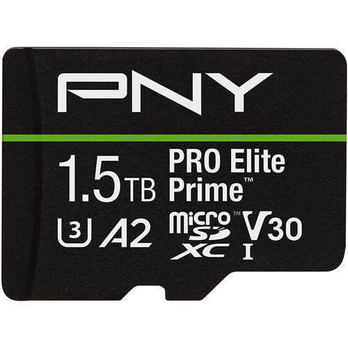 PNY 1.5TB PRO Elite Prime microSDXC Memory Card with SD Adapter