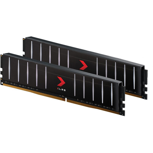 PNY 16GB XLR8 3600 MHz DDR4 Low-Profile Desktop Memory Kit (2 x 8GB)