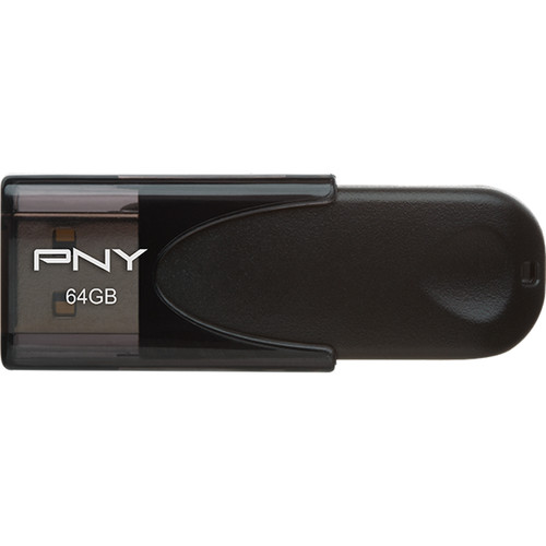 PNY 64GB Attach 4 USB 2.0 Flash Drive