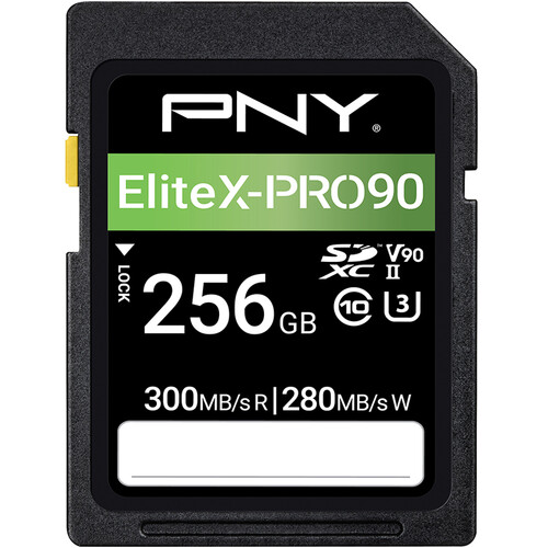 PNY 256GB EliteX-PRO 90 UHS-II SDXC Memo
