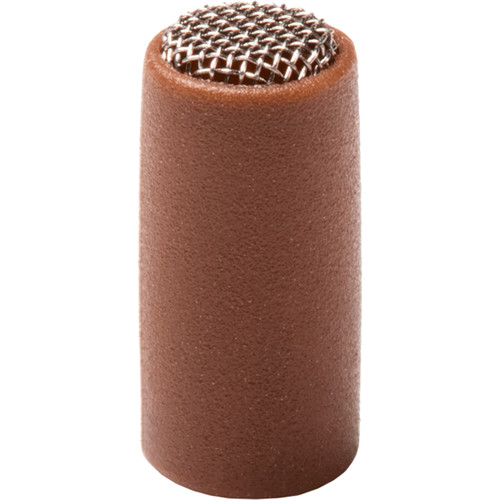 Point Source Audio 2-WSC-BR Molded Windscreen Cap with Wire Mesh for CO-8WL Lavalier Microphone, Brown 2-Pack