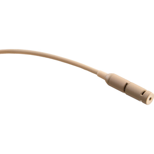 Point Source Audio CR-8L Cardioid Lavalier Microphone with Interchangeable LEMO-Style 3-Pin Connector for Sennheiser SK and Zaxcom Transmitters (Beige)