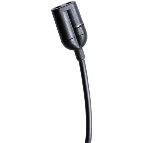 Point Source Audio Confidence CX2-8L Dual Omni/Cardioid Lavalier Microphone with 3-Pin LEMO X-Connectors for Sennheiser SK Shure UR1M Zaxcom and WisyCom Transmitters (Black)