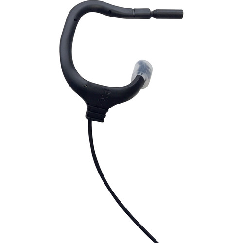 Point Source Audio EO-8WL EMBRACE Omnidirectional Earmount Lavalier Microphone with TA4F X-Connector for Shure and Line 6 Wireless Transmitters (Black)