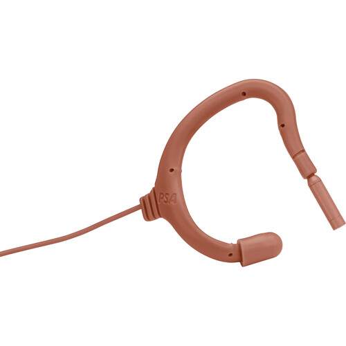 Point Source Audio Series9 Omni Earmount Microphone with 3-Pin LEMO-Type Connector for Select Transmitters (Brown)