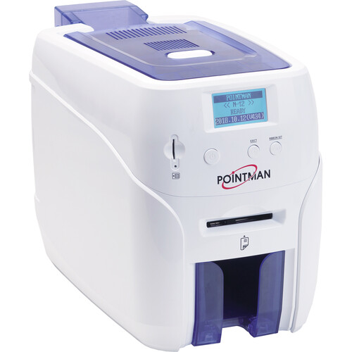 Pointman N20 Single-Sided ID Card Printer with MIFARE & Contact Smart Card Encoder