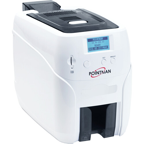 Pointman N15 Dual-Sided Card Printer with MIFARE & Contact Smart Card Encoder