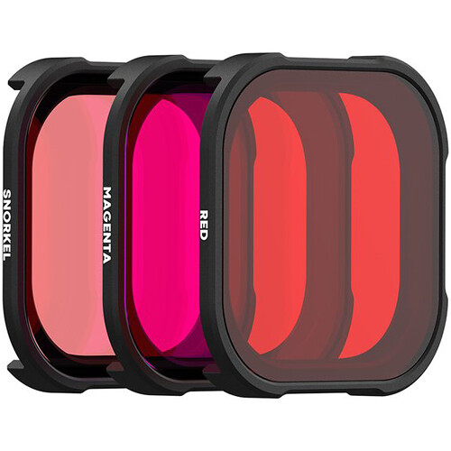 PolarPro DiveMaster 3-Pack Filter Kit for GoPro HERO9/10/11 Black Protective Housing