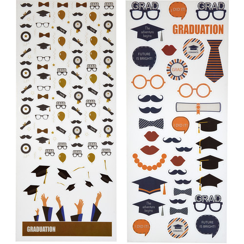 Polaroid Scrapbook Stickers (Graduation)