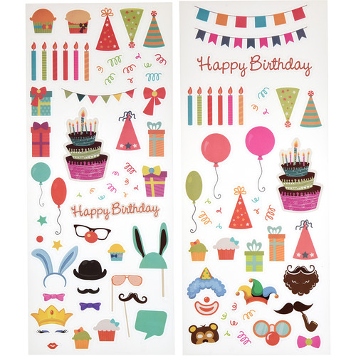 Polaroid Scrapbook Stickers (Party) PL2X3SPARTY B&H Photo Video