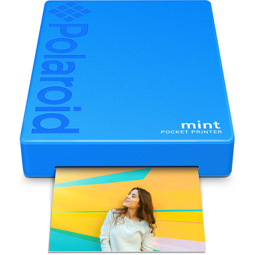Polaroid mint Instant Digital Pocket Printer (Blue) POLMP02BL