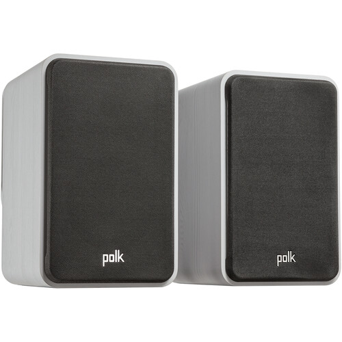 Polk Audio Signature Elite ES15 Two-Way Bookshelf Speakers (White Pair)