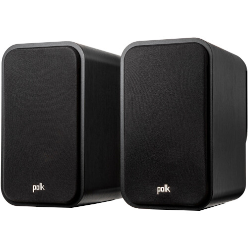 Polk Audio Signature Elite ES20 Two-Way Bookshelf Speakers (Black Pair)