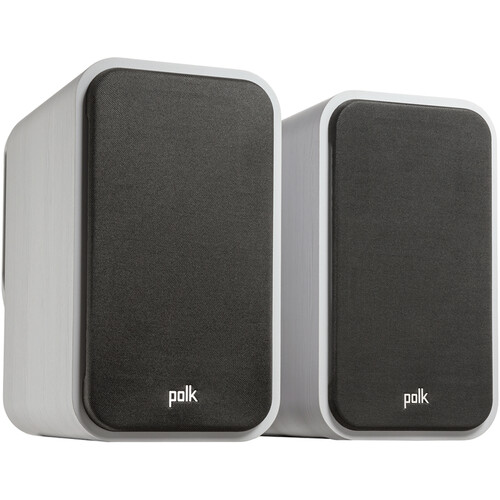 Polk Audio Signature Elite ES20 Two-Way Bookshelf Speakers (White Pair)