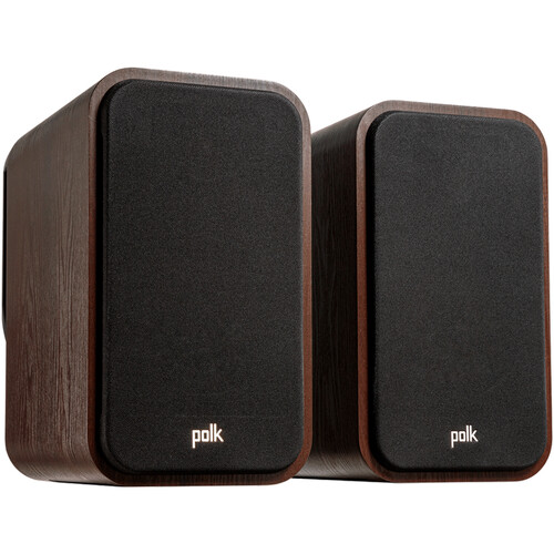 Polk Audio Signature Elite ES20 Two-Way Bookshelf Speakers (Brown Pair)