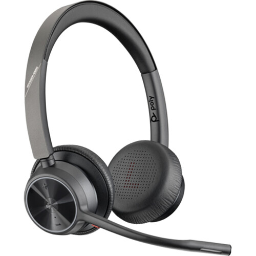 Poly Voyager 4320 Bluetooth Stereo Headset with BT700 USB-A Dongle (Microsoft Teams Certified)