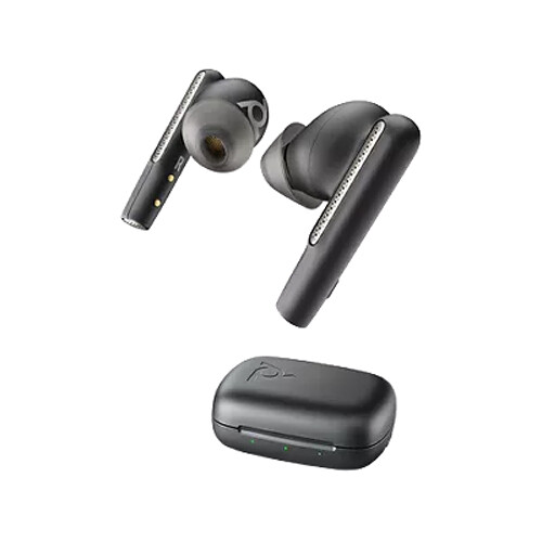 Poly Voyager Free 60 UC Earbuds (Carbon Black Microsoft Teams Certified)