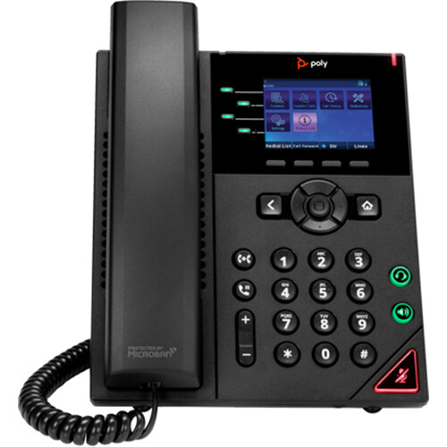 Poly OBi VVX 250 4-Line IP Desk Phone with Power Adapter