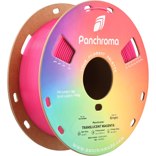Polymaker Panchroma Translucent PLA Filament (1kg Magenta)