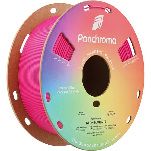 Polymaker Panchroma Neon PLA Filament (1kg Magenta)