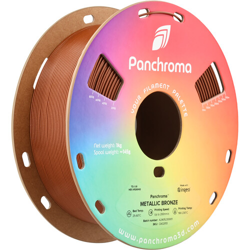 Polymaker Panchroma Metallic PLA Filament (1kg Metallic Bronze)