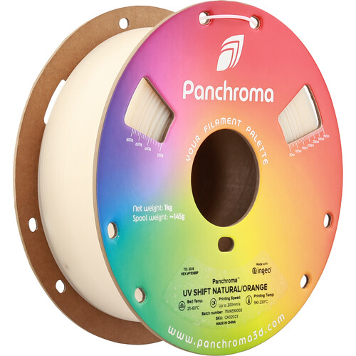 Polymaker Panchroma UV Shift PLA Filament (1kg White)
