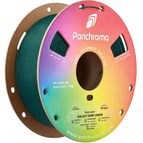 Polymaker Panchroma Galaxy PLA Filament (1kg Dark Green)
