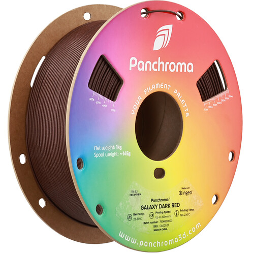 Polymaker Panchroma Galaxy PLA Filament (1kg Dark Red)